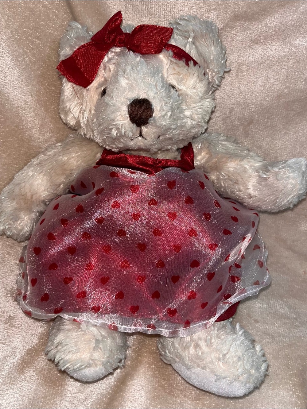 Russ Berrie Claudette Teddy Bear 10" Plush